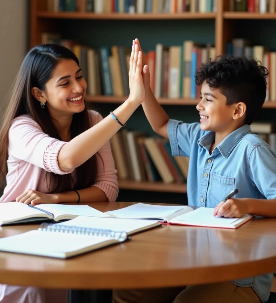 Student studying in Mumbai-based academy